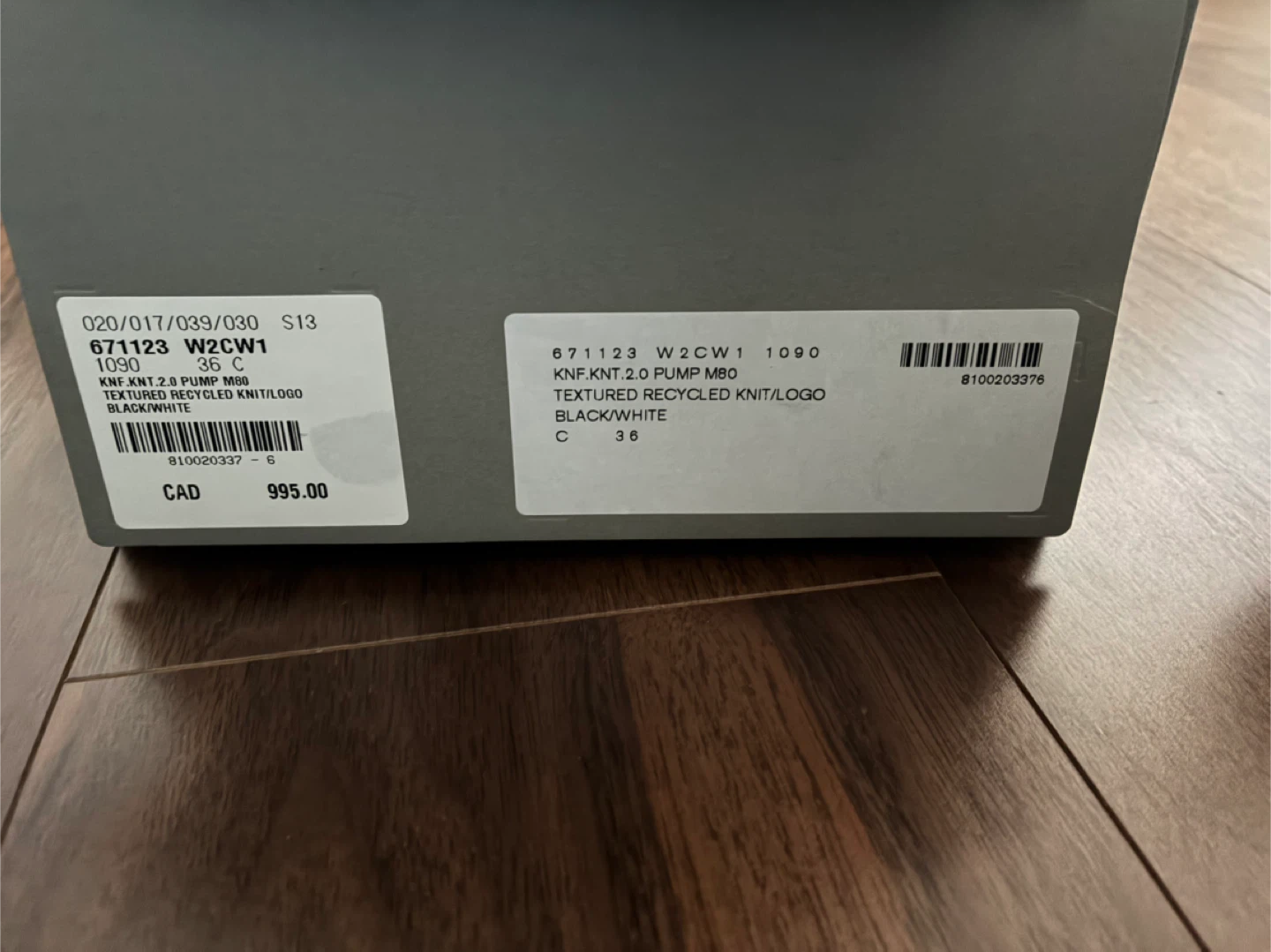 Balenciaga Knit 2.0 Pump M80 Black/White - Size 36 - photo 2