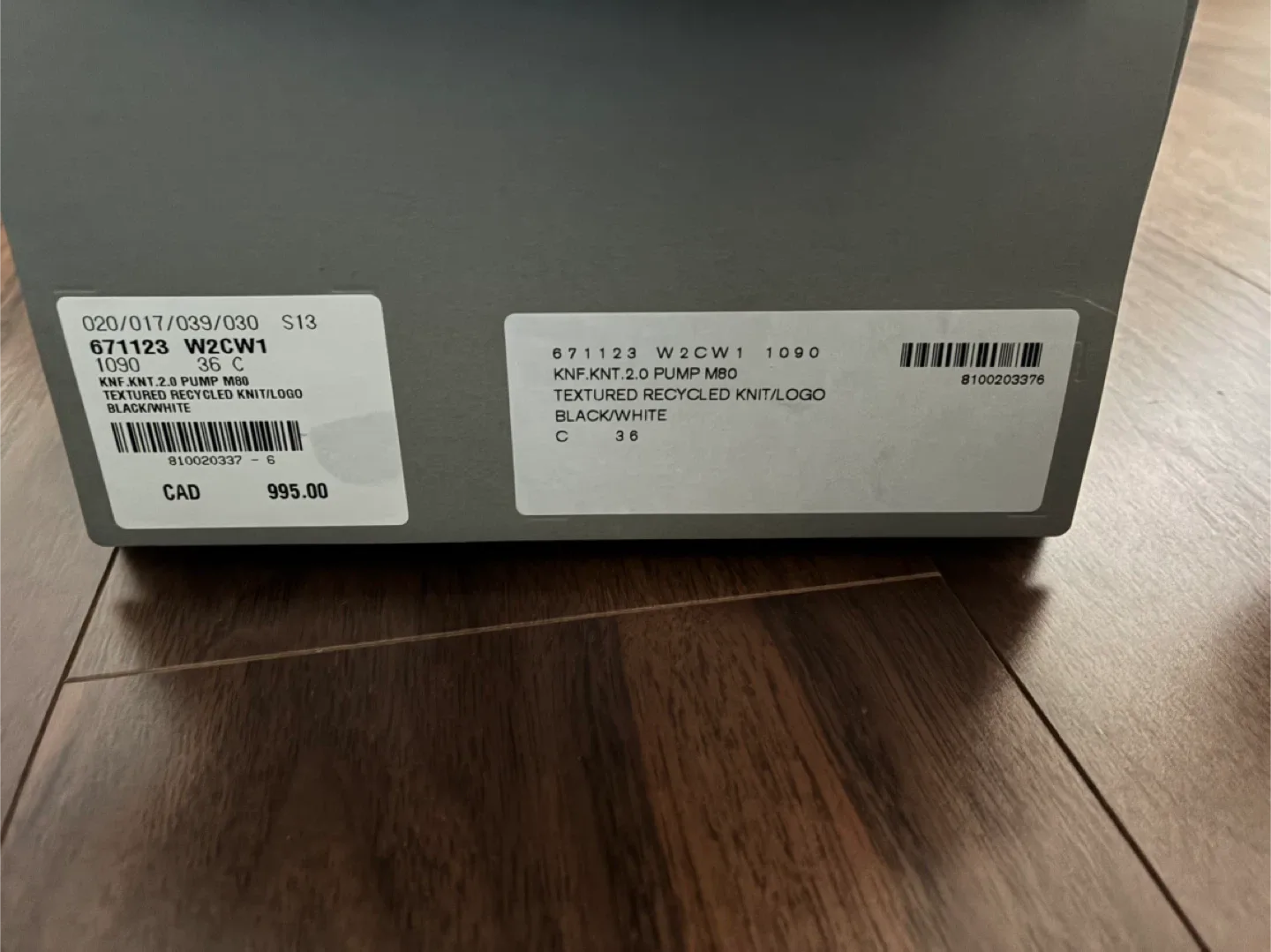 Balenciaga Knit 2.0 Pump M80 Black/White - Size 36 image indicator(2)