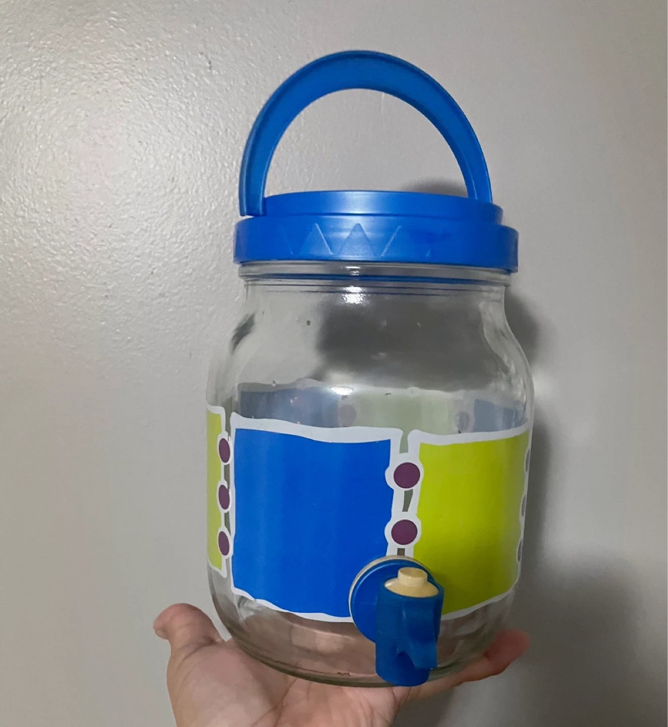 Glass Drink Dispenser with Spigot