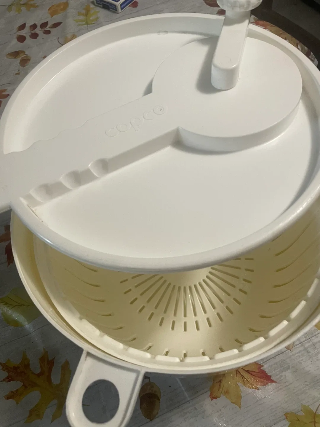 Copco Salad Spinner - White thumbnail
