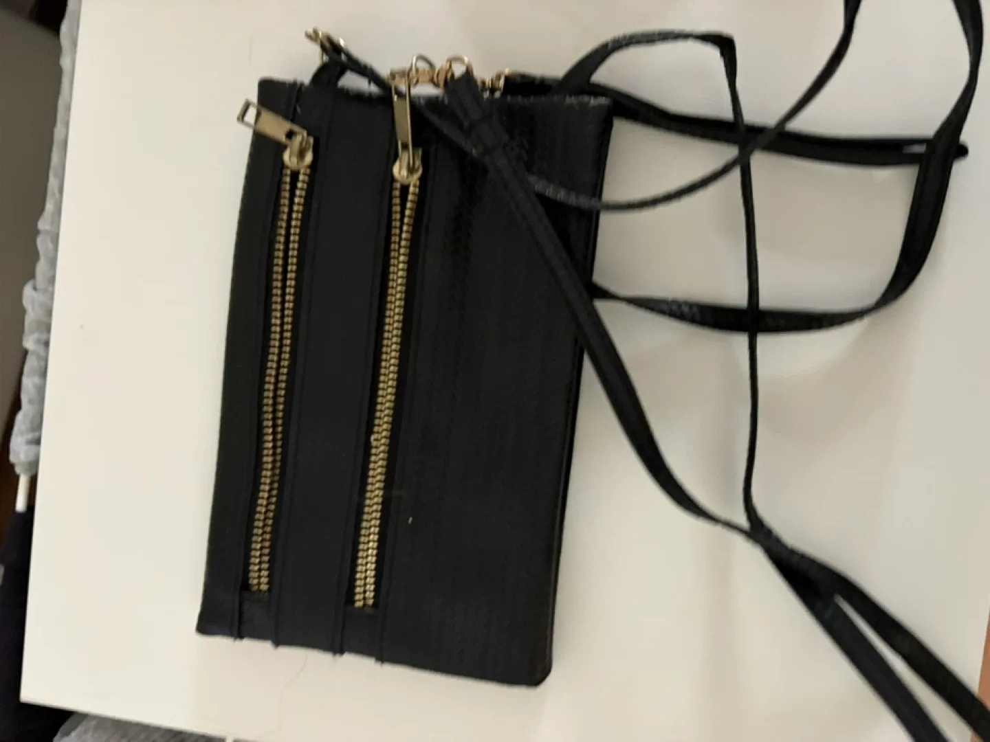 Ardene Black Wallet Crossbody Bag thumbnail