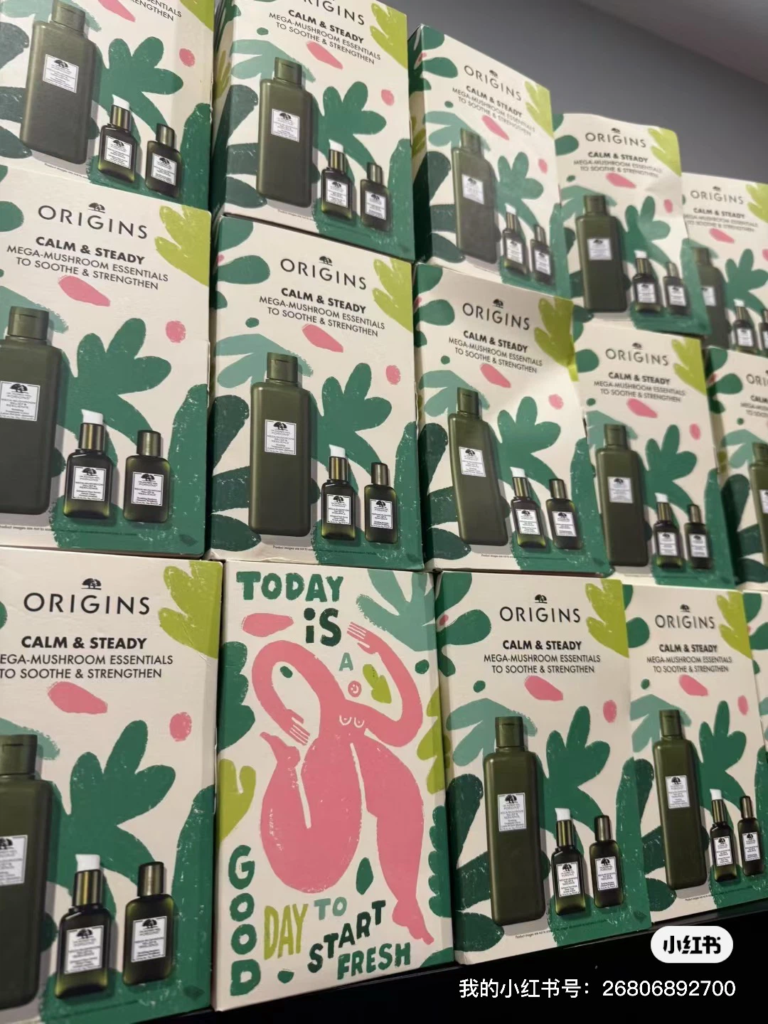 Origins Calm & Steady Mega-Mushroom Essentials Set