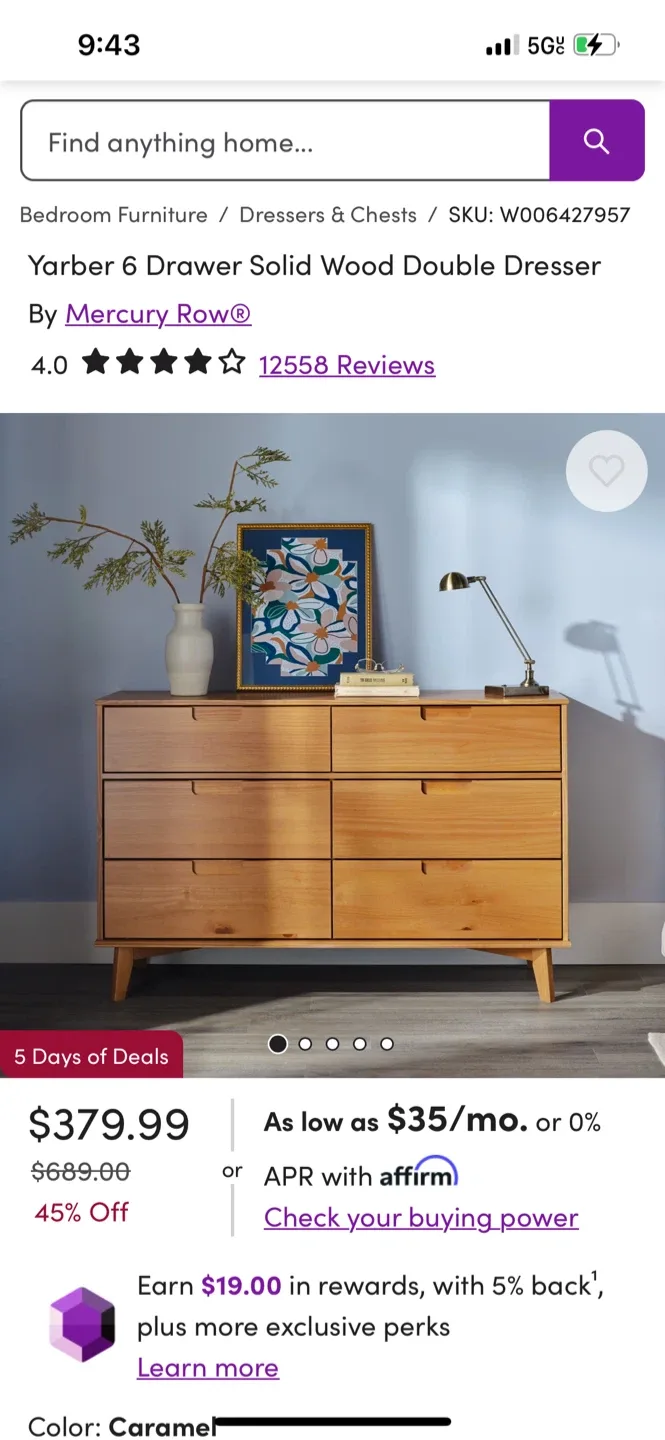 Mid century style dresser image indicator(8)