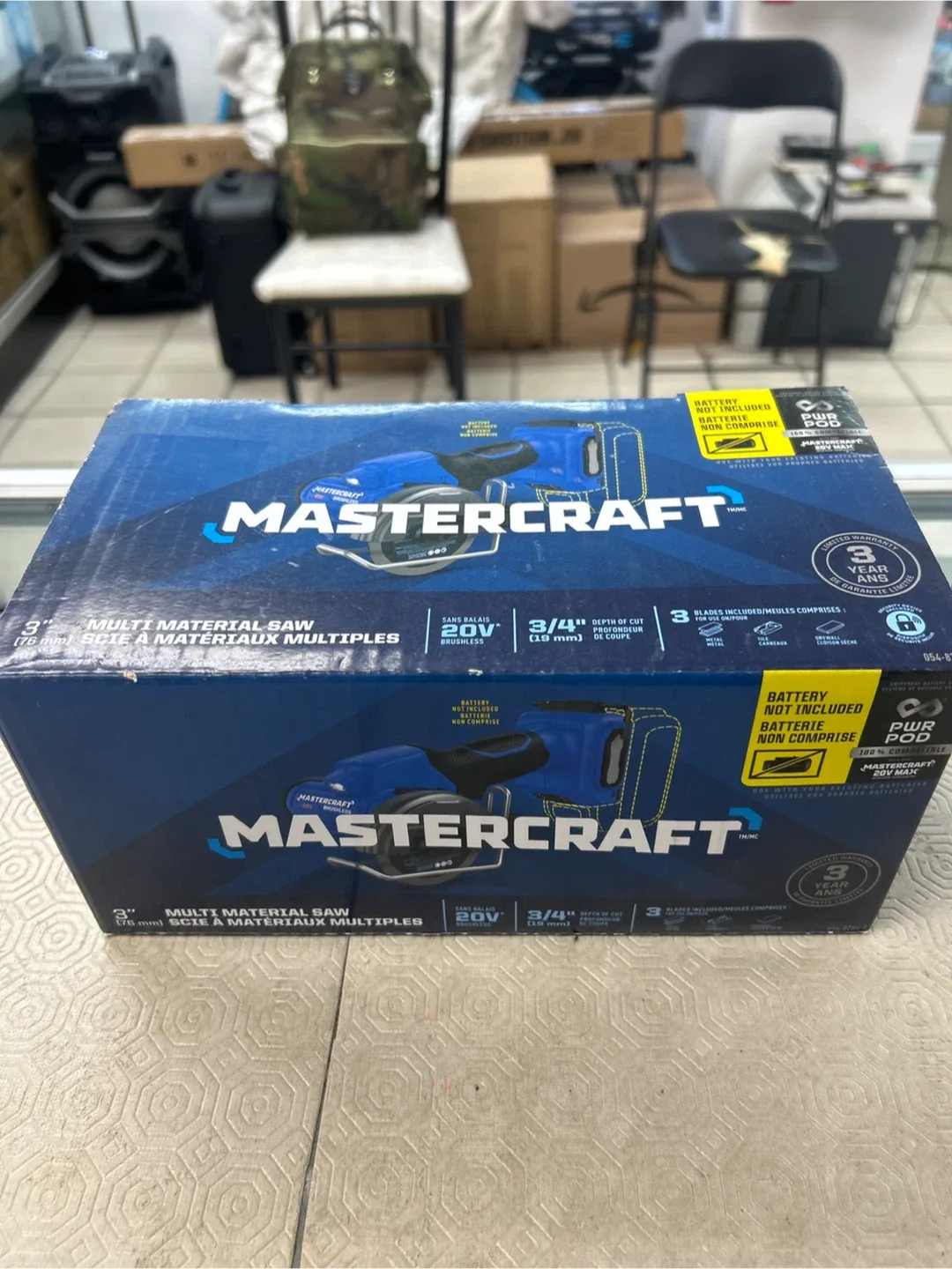 Mastercraft 20V Multi Material Saw - New in Box!