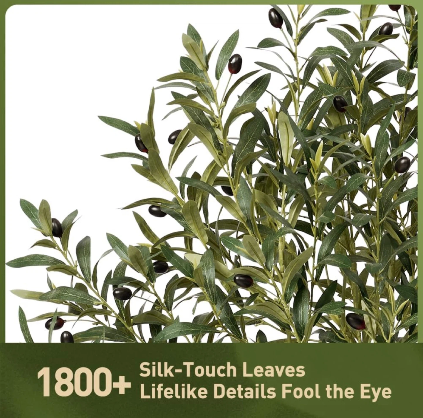 Faux Olive Tree in Pot - 6ft Tall - photo 4