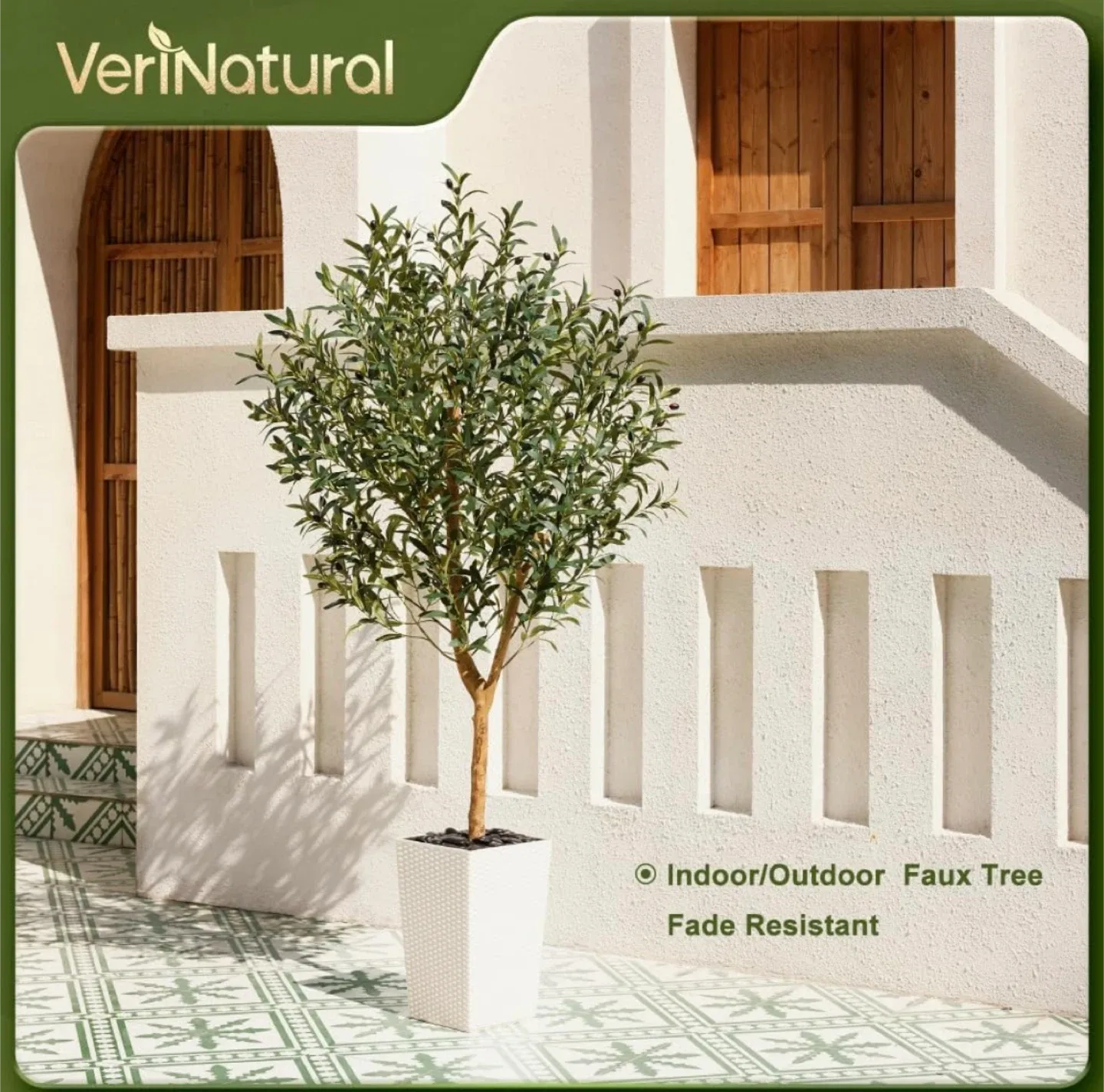 Faux Olive Tree in Pot - 6ft Tall image indicator(7)