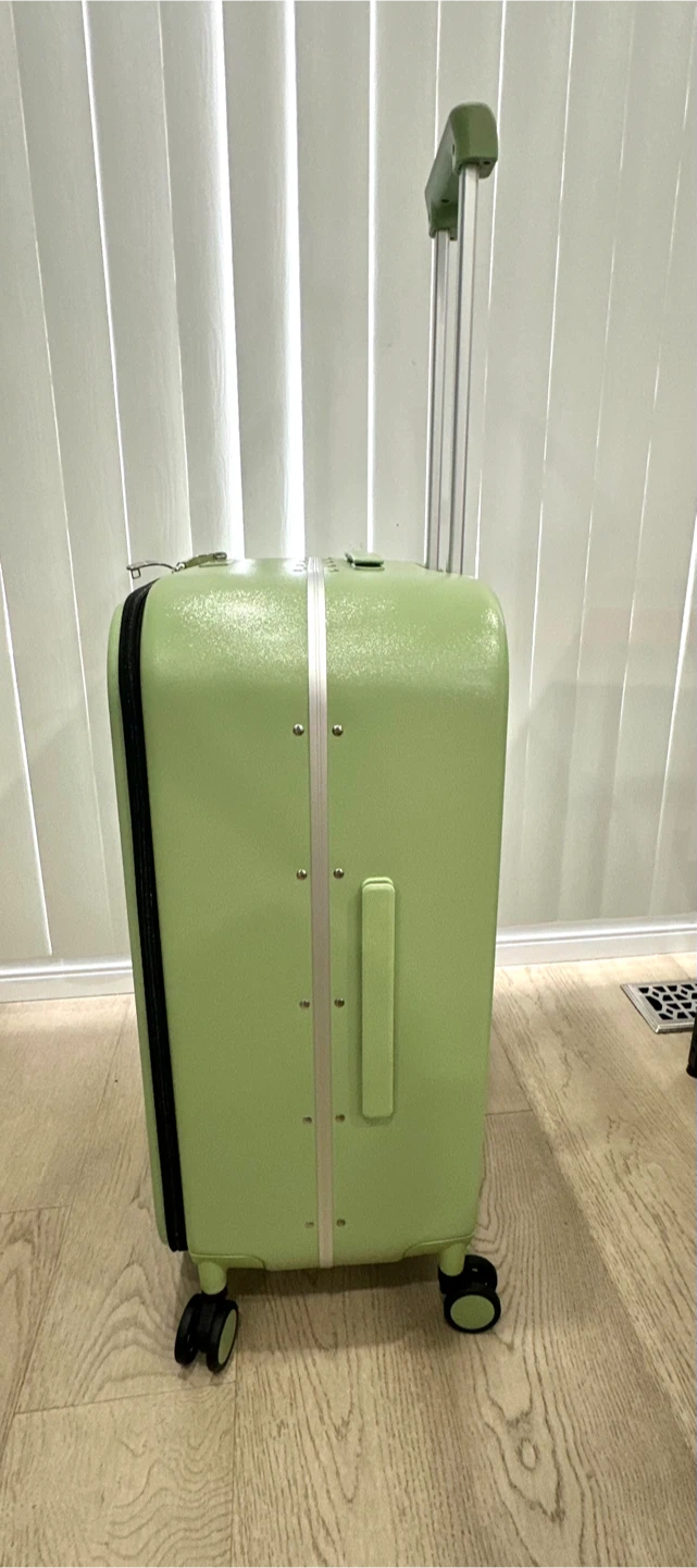 Mixi 26-inch Large Checked Luggage - Green - photo 4