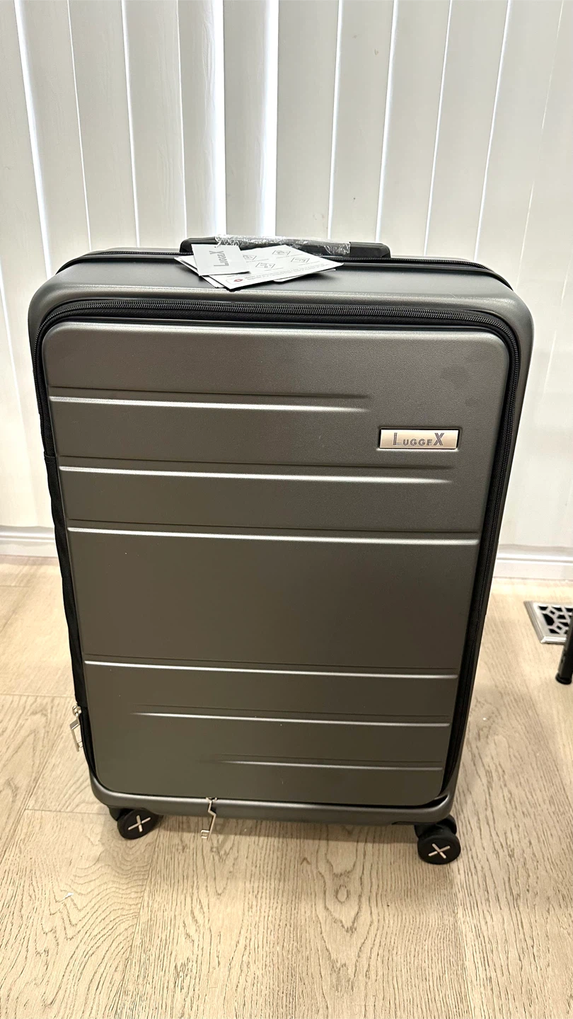 LuggageX Hardside Suitcase - Grey 28 inch