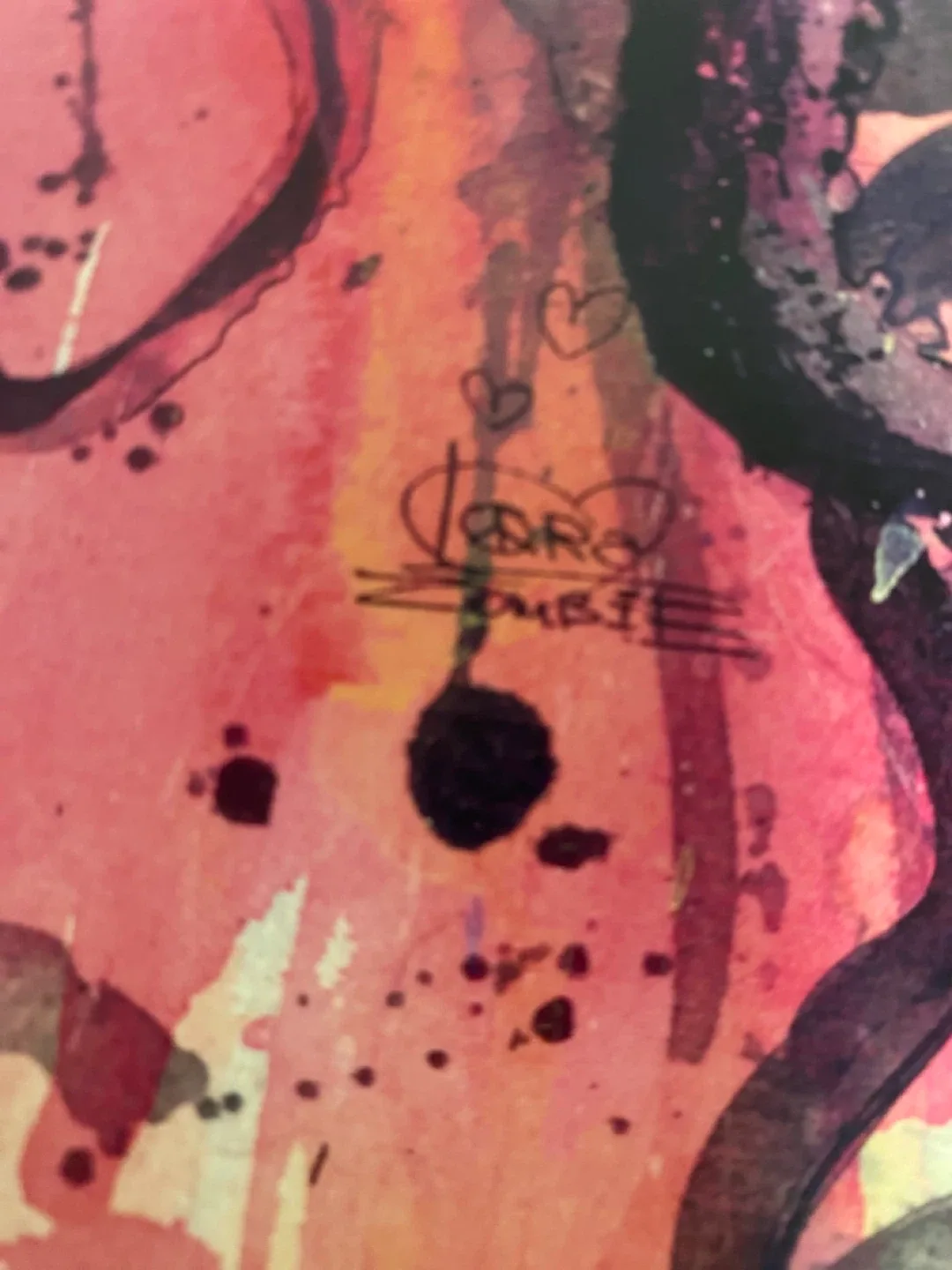 Hugs by Lora Zombie Watercolor Print image indicator(4)