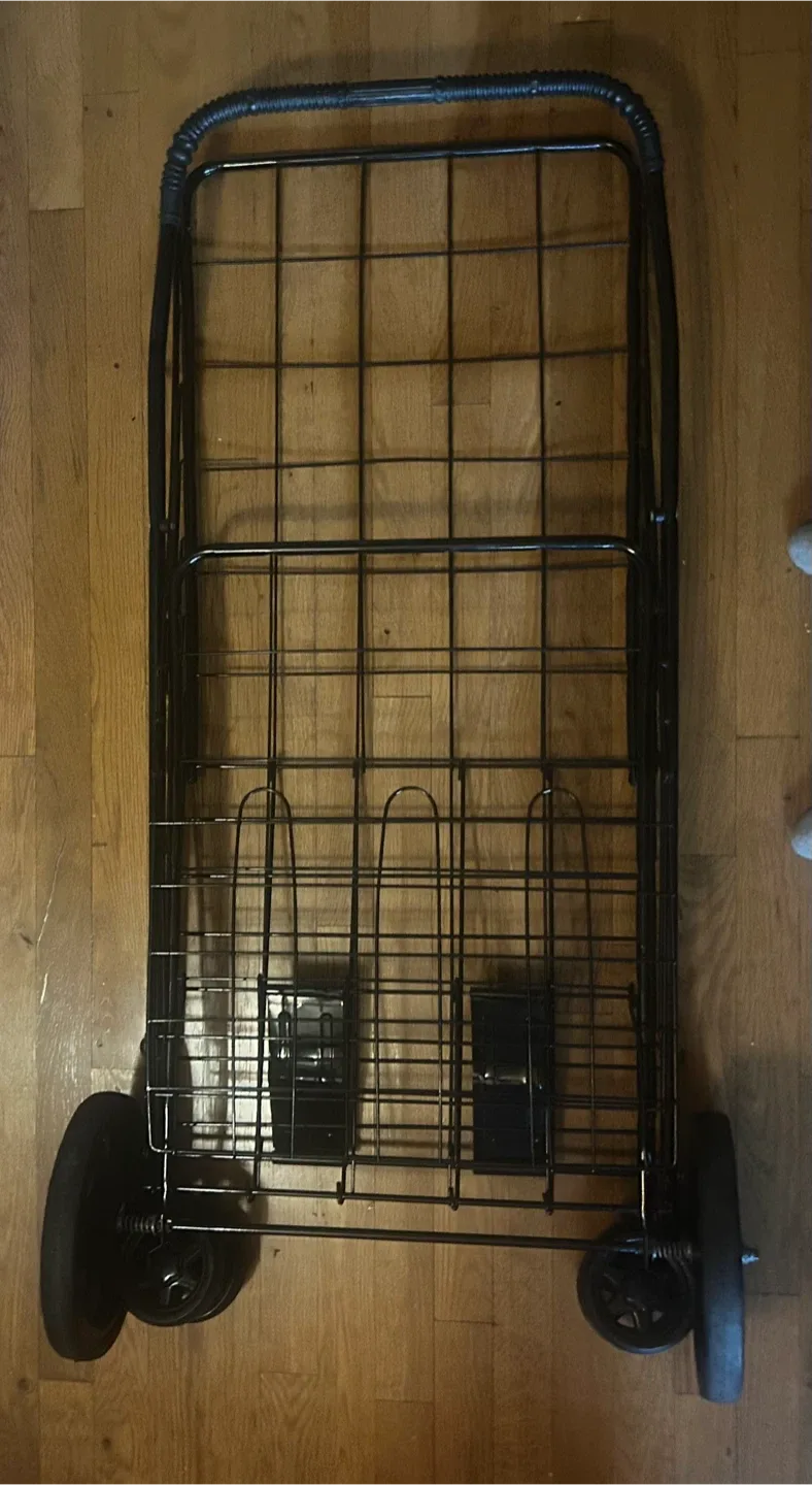 Metal Push Cart (Grocery Shopping/Laundry) image indicator(7)