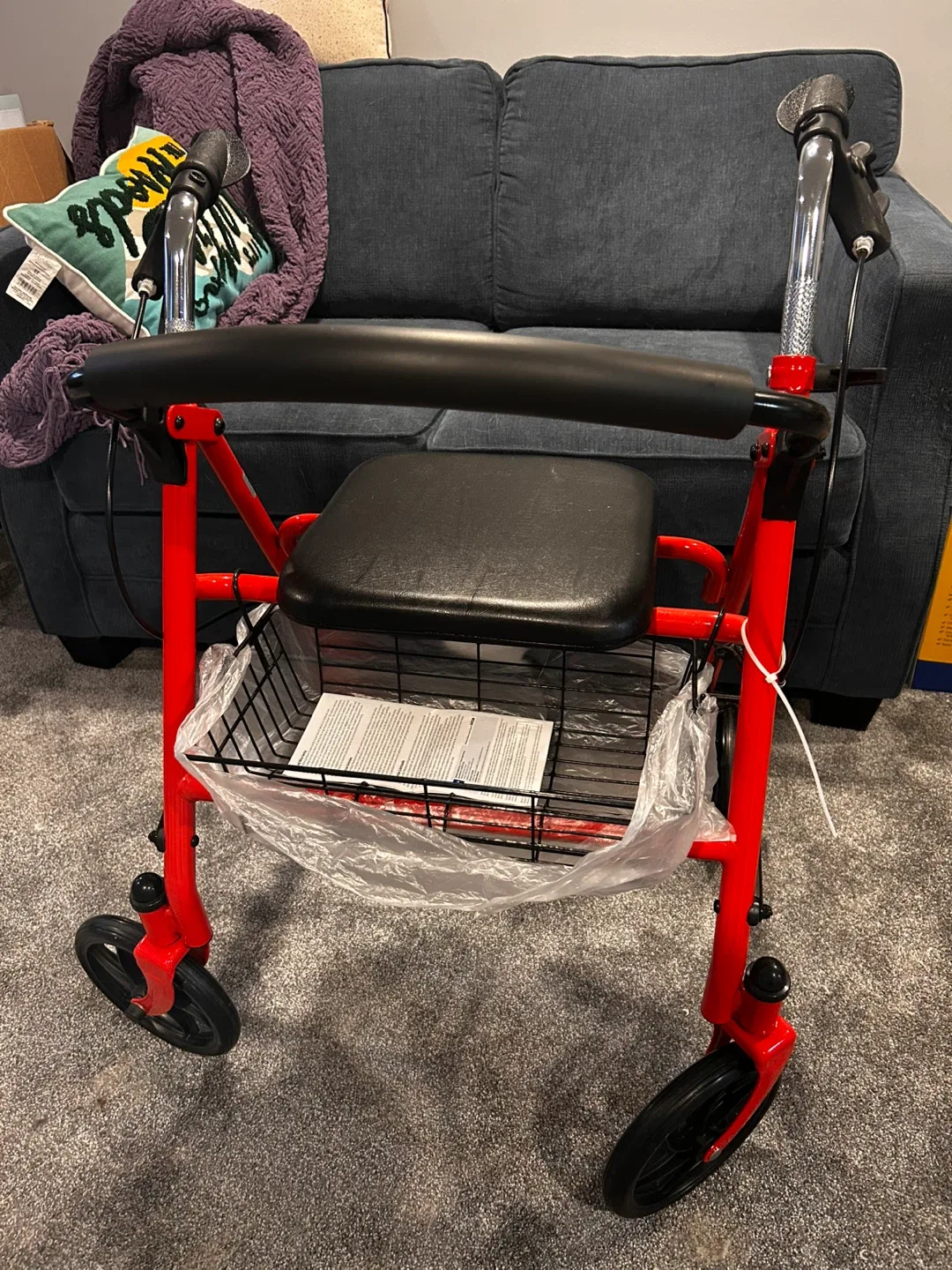 Medline Walker (rollator) steel image indicator(4)