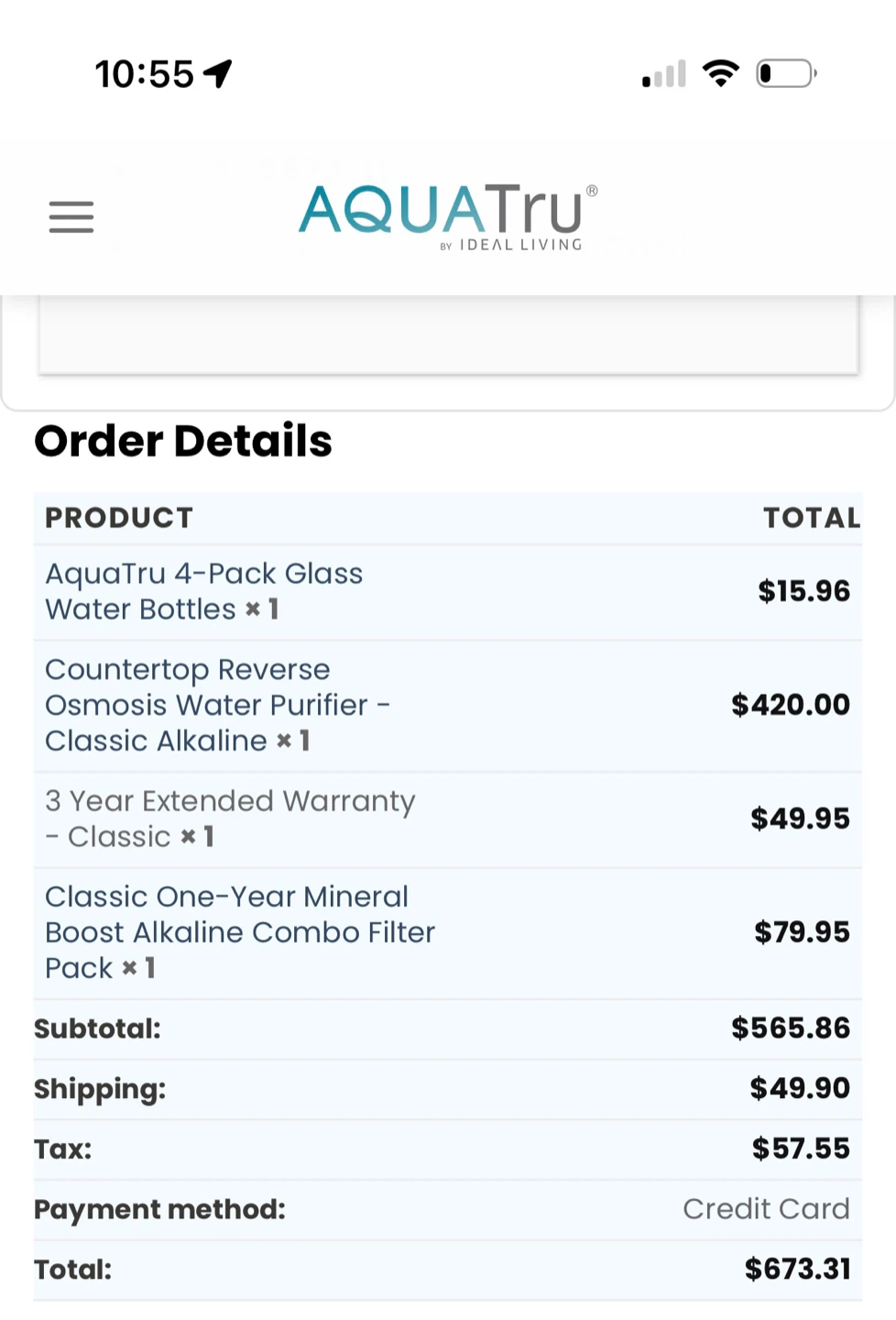 AquaTru Classic Countertop Water Purifier + Filters - photo 2
