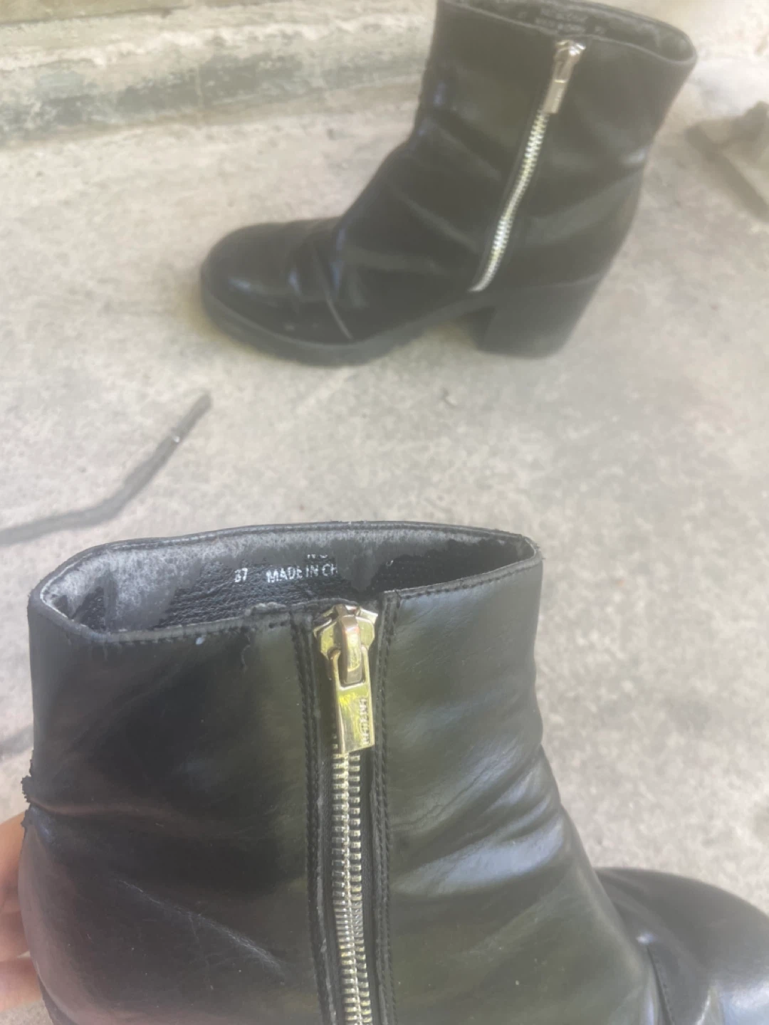 Short black boots size 37 - photo 3