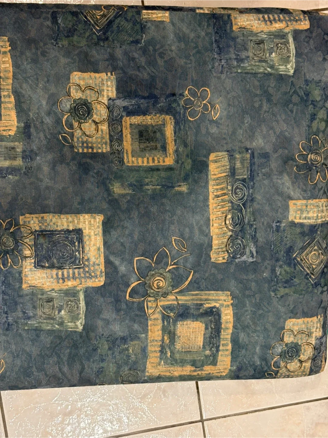 Sectional Sofa - Blue Patterned Fabric image indicator(4)