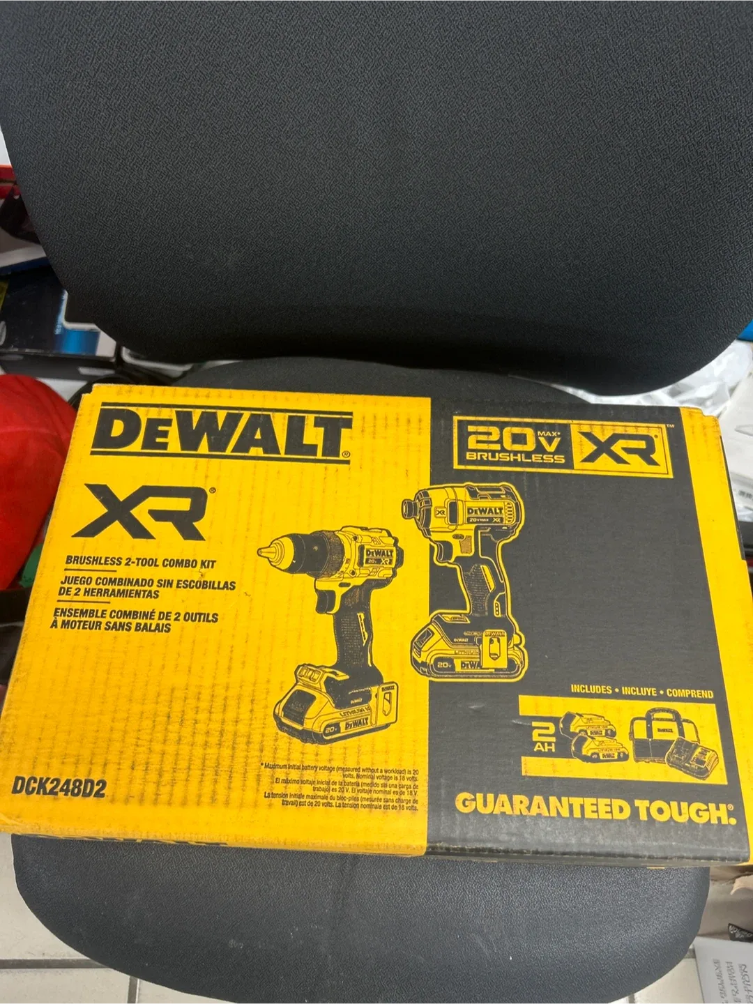 DeWalt 20V MAX XR Brushless 2-Tool Combo Kit DCK248D2