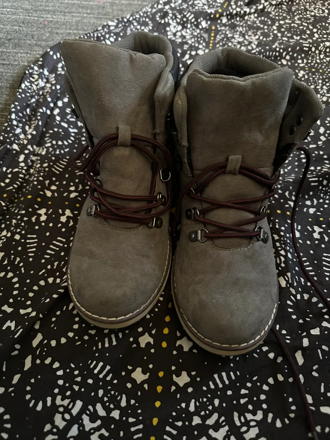 Grey Suede Gap Kids Boots image indicator(2)