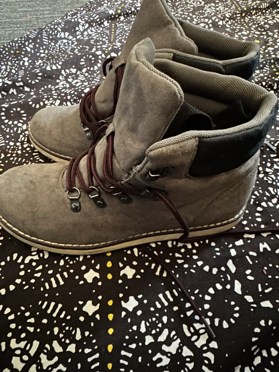 Grey Suede Gap Kids Boots