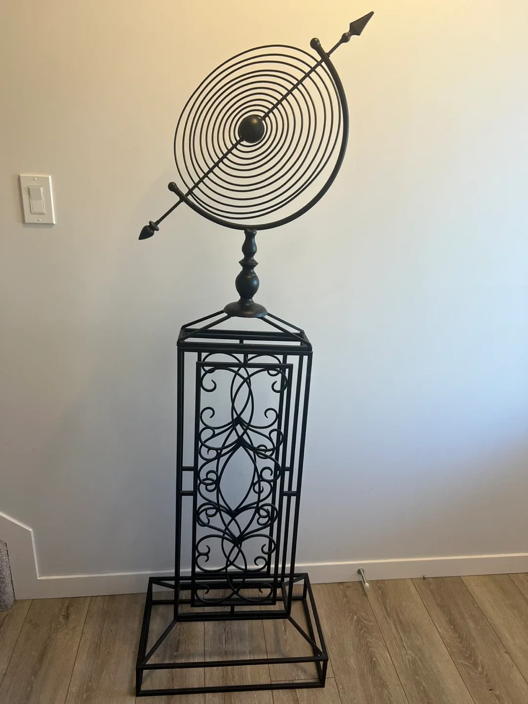 Metal Armillary Sphere on Stand - Black image indicator(3)