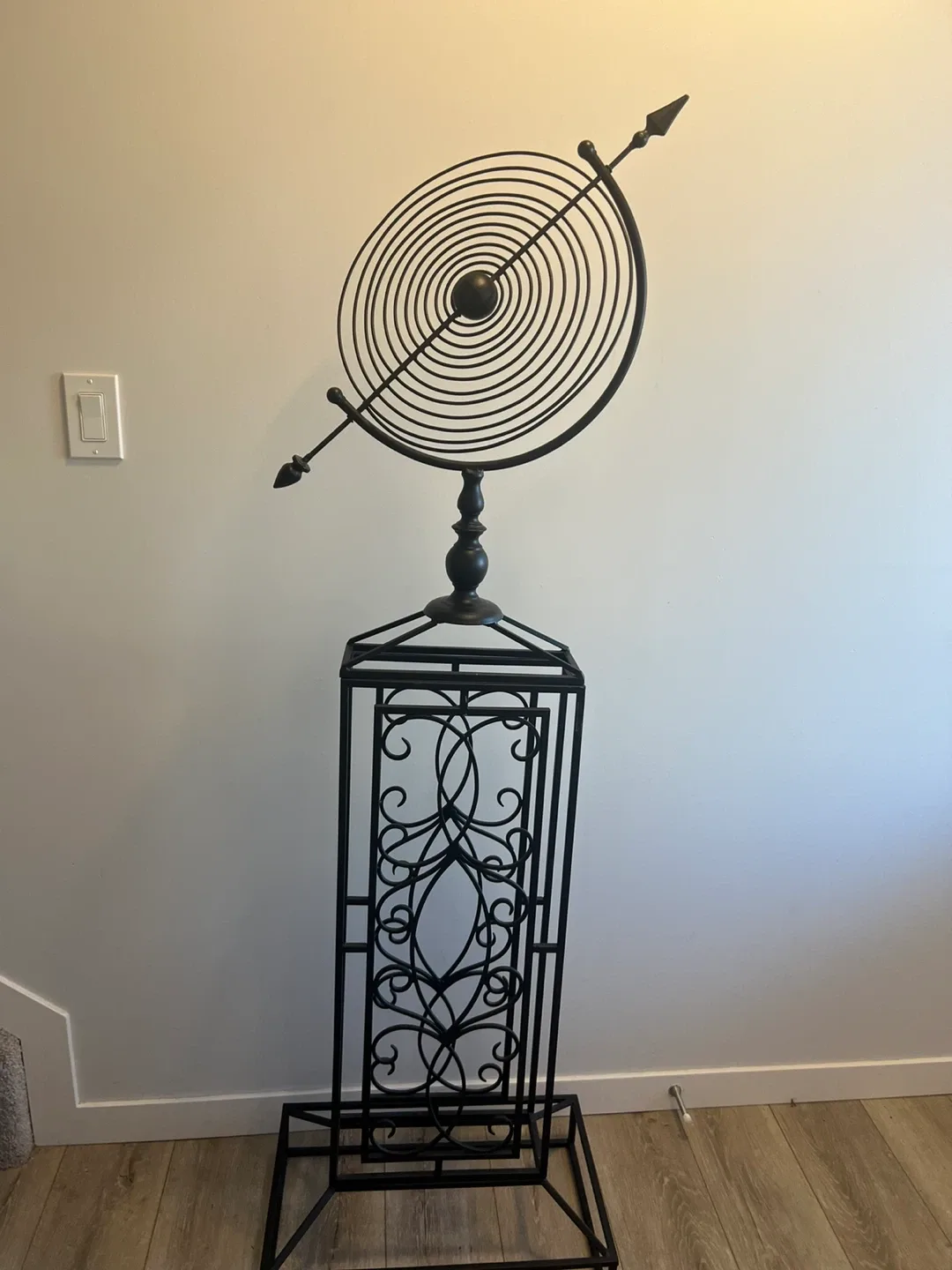 Metal Armillary Sphere on Stand - Black image indicator(2)