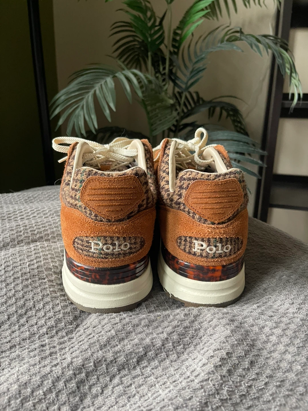 Polo Ralph Lauren Trackstr 200 Brown Sneakers - Size 12 - photo 2