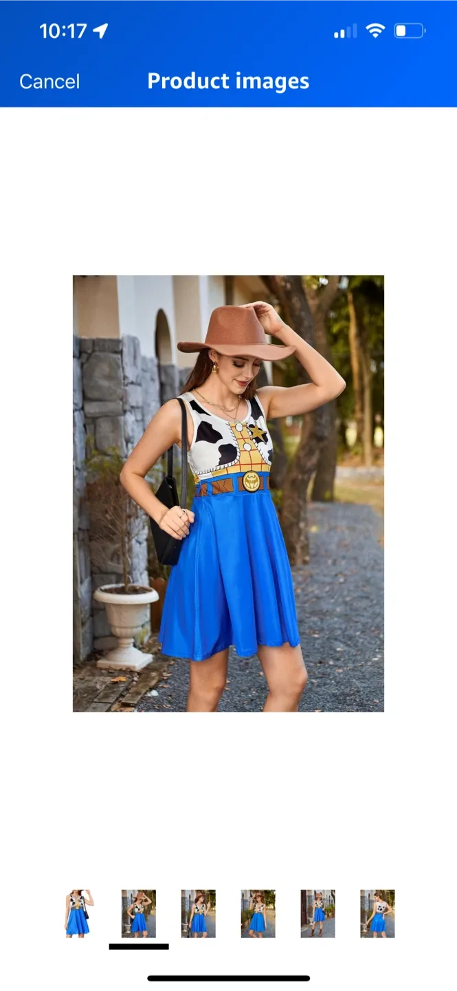 Toy Story Woody Inspired Dress - Size S