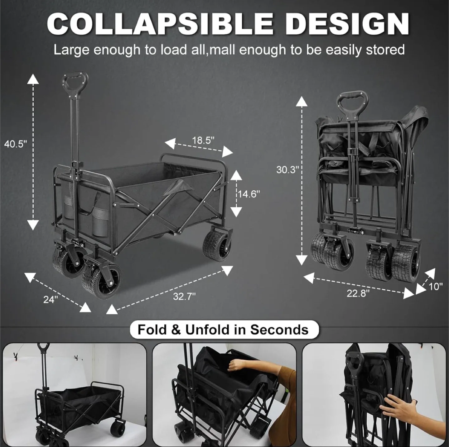 Collapsible/Folding Beach Wagon (Like New) image indicator(7)