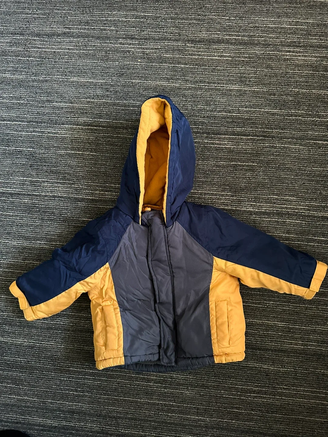 Carters Puffer Jacket - Blue & Yellow image indicator(2)