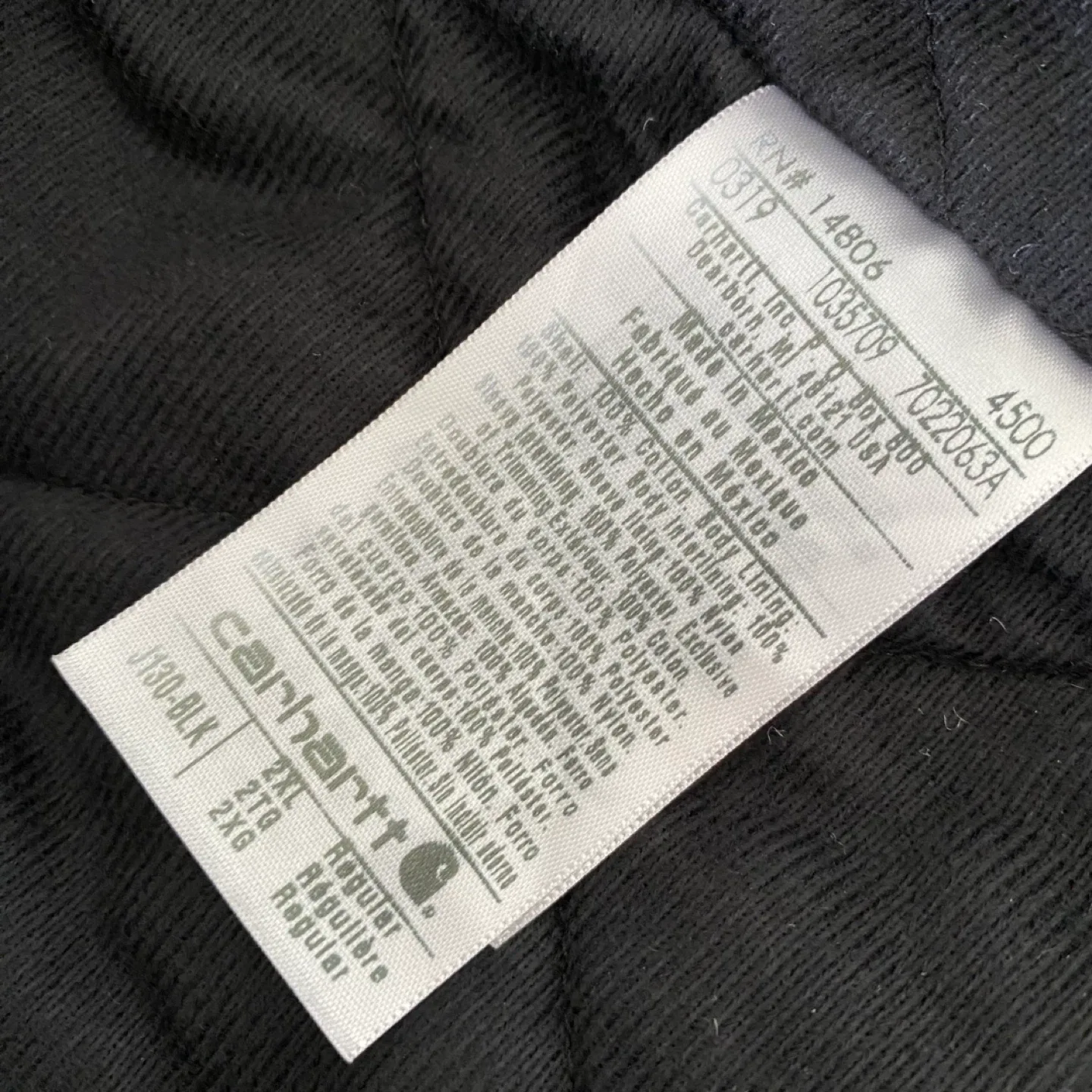 Carhartt Hooded Jacket / The Active Jacket w/ Quilted Lining image indicator(9)