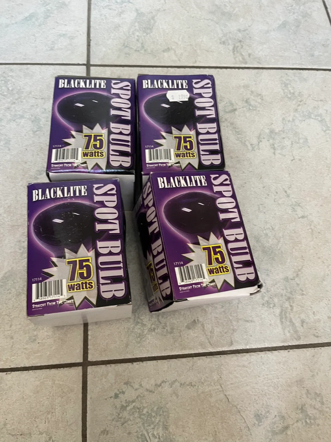 🧡Blacklite Spot Bulb 75 Watts and Bright Ideas Party Bulb thumbnail