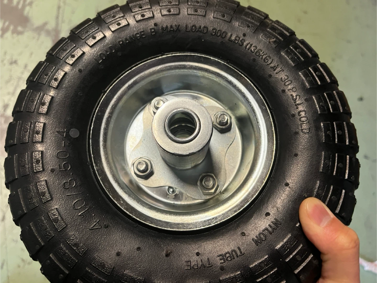 Yardworks 10-in Pneumatic Replacement Wheel/Tire - photo 2