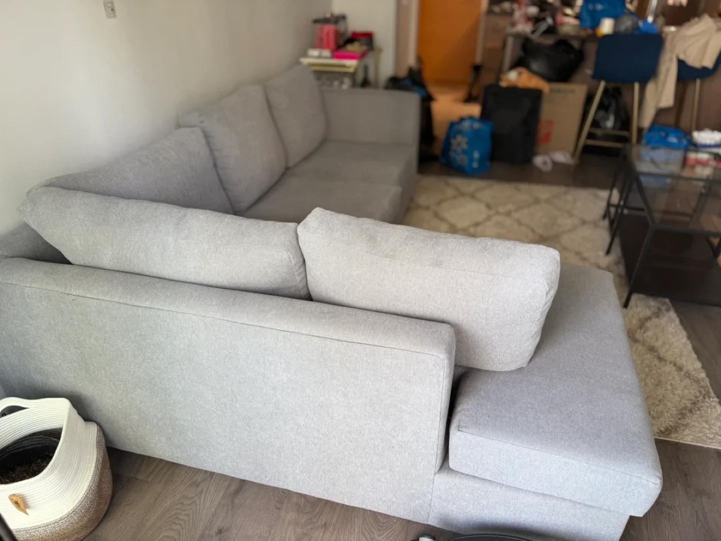 Grey Sectional Sofa image indicator(3)