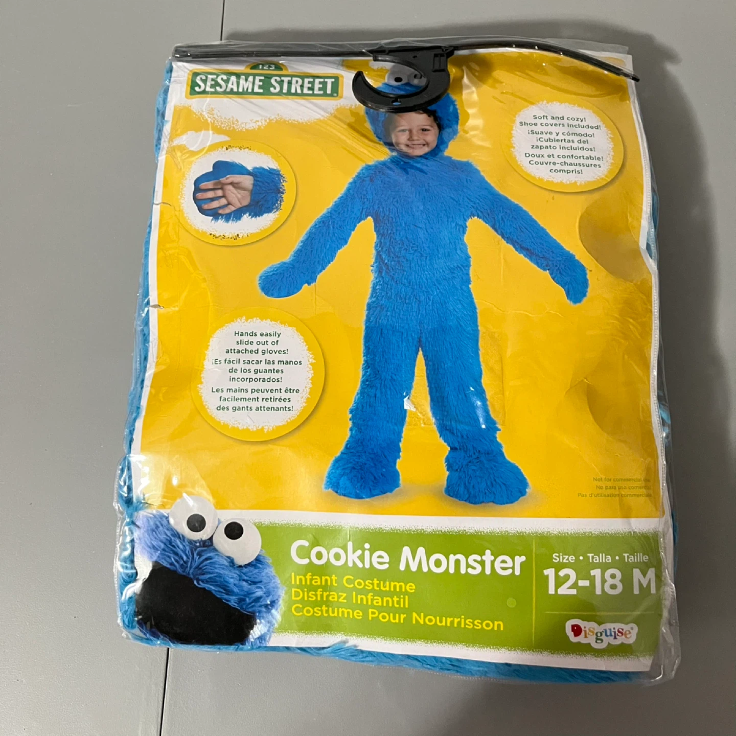 Sesame Street Cookie Monster Infant Costume (12-18M)