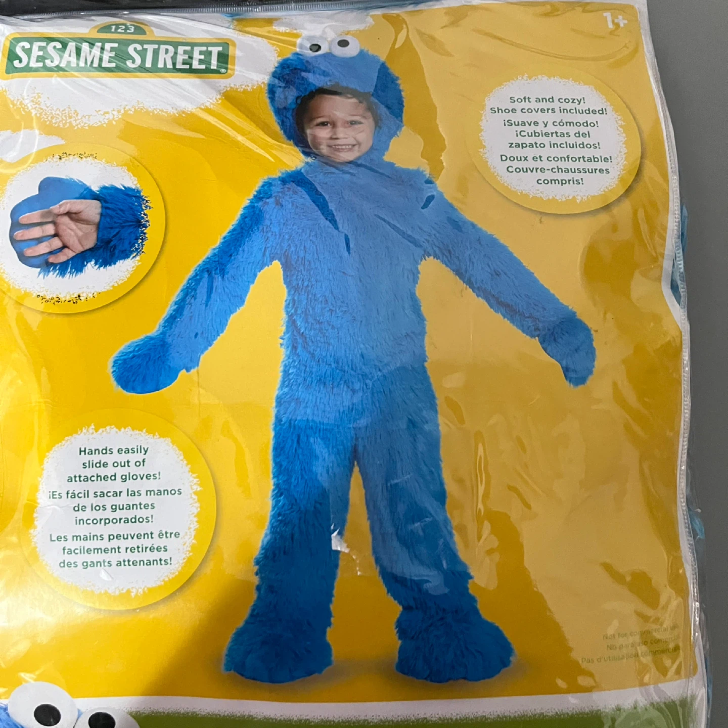 Sesame Street Cookie Monster Infant Costume (12-18M) - photo 2