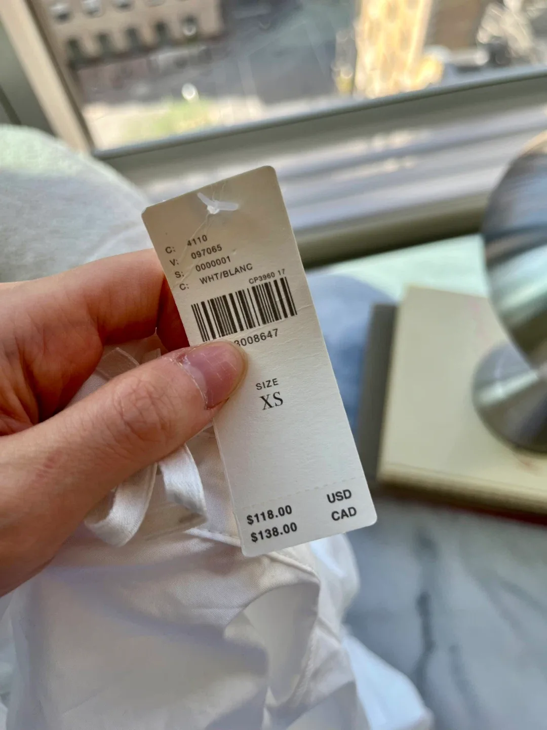 BNWT Anthropologie Buckle Blouse XS image indicator(7)