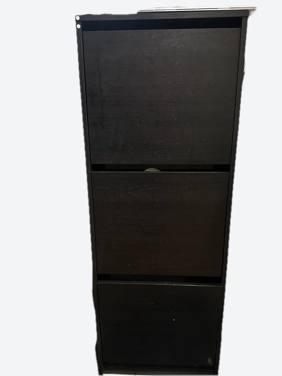 IKEA BISSA Black-Brown Shoe Cabinet - photo 5
