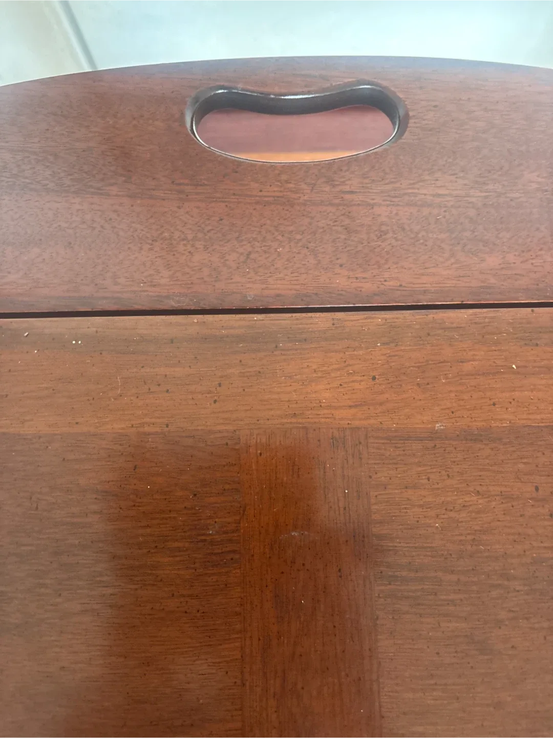 Vintage Wood Folding Coffee Table - Brown image indicator(6)