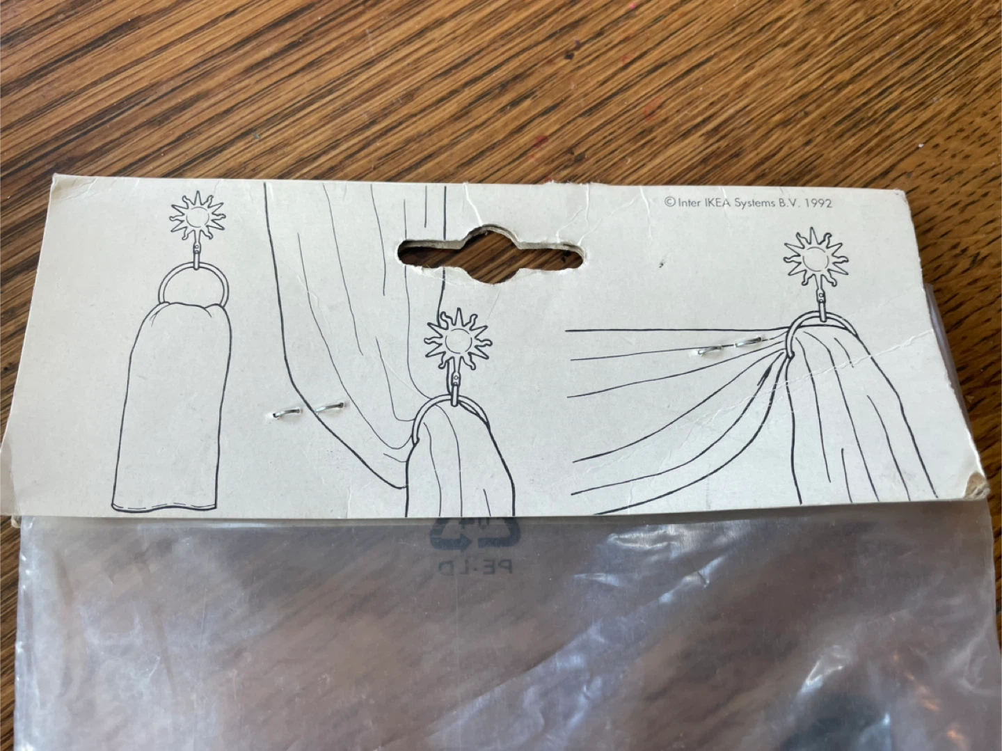 IKEA Black Matte Sun Towel/ Curtain Holders - photo 3