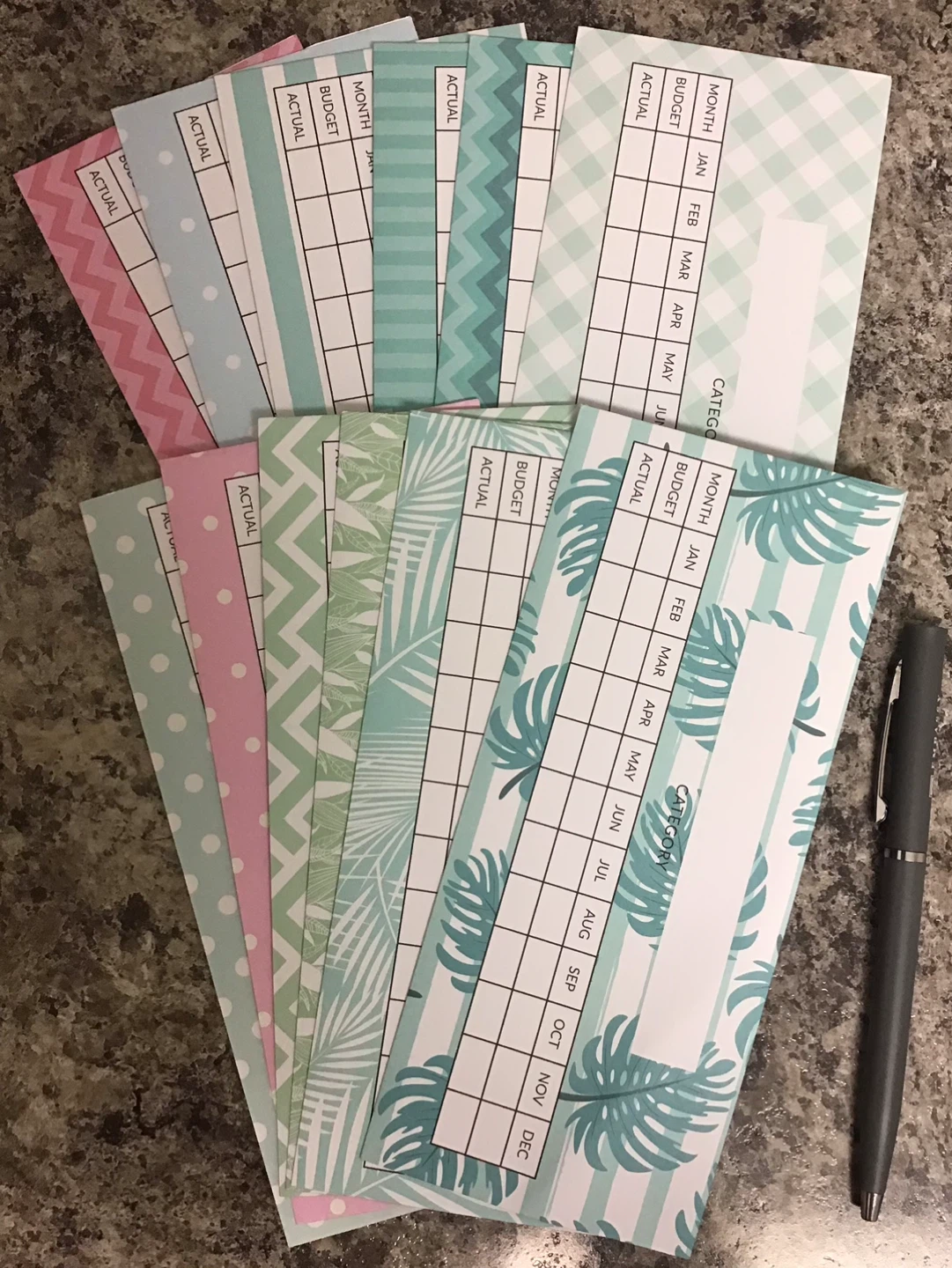 Budgeting Envelopes & Stickers