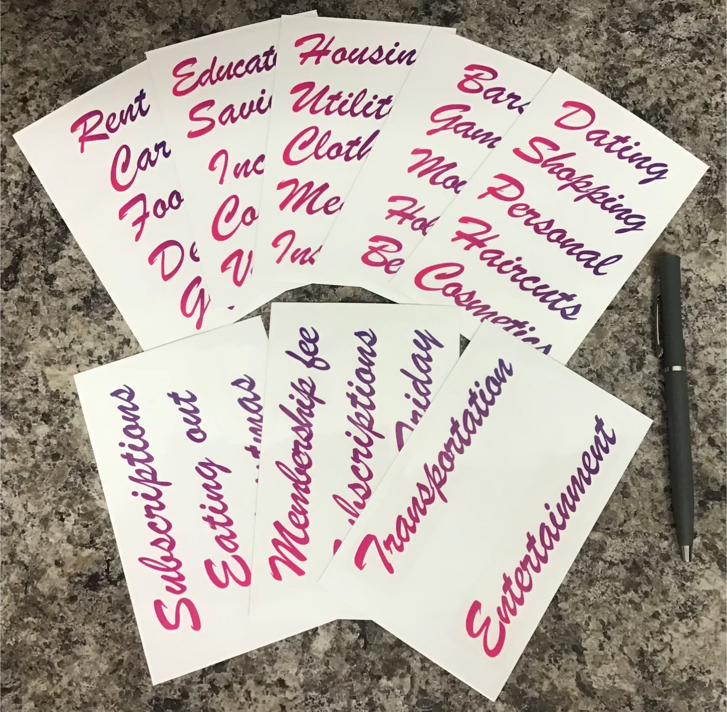 Budgeting Envelopes & Stickers - photo 3