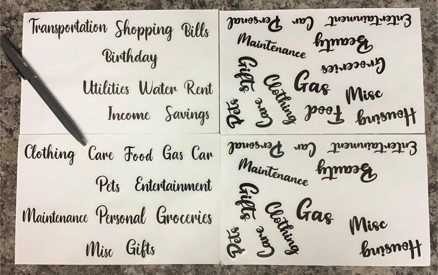 Budgeting Envelopes & Stickers - photo 4