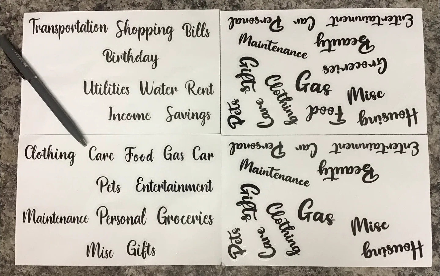 Budgeting Envelopes and Stickers image indicator(4)