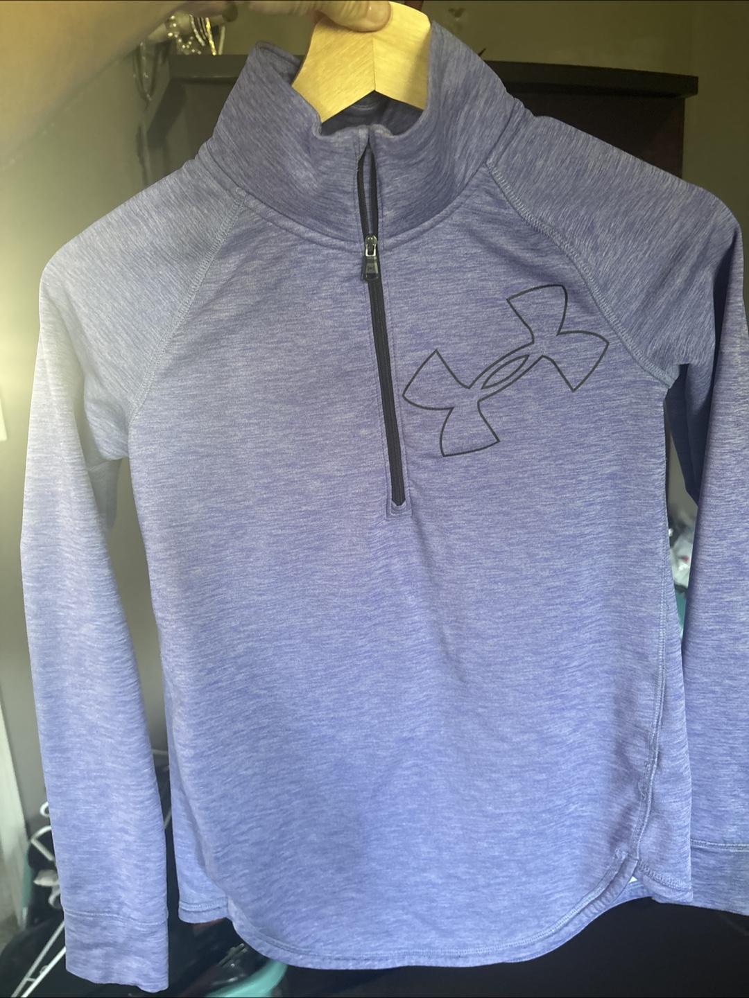 Under Armour Purple 1/2 Zip Pullover - photo 2