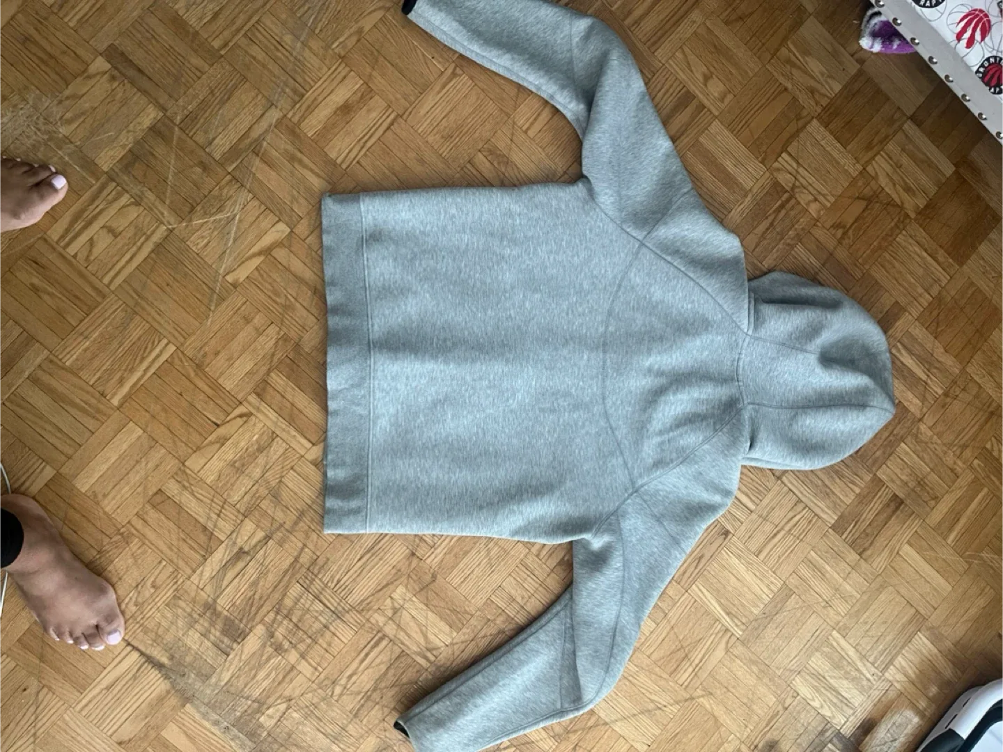 Nike Tech Fleece Hoodie - Grey, Size L image indicator(2)
