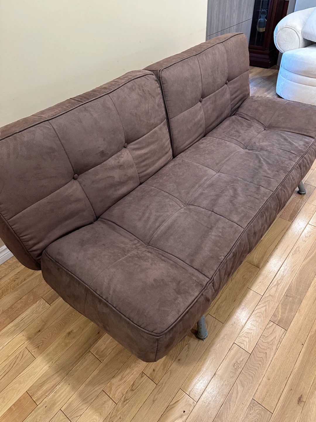 Modern Brown Futon Sofa Bed (CAN DELIVER) - photo 2