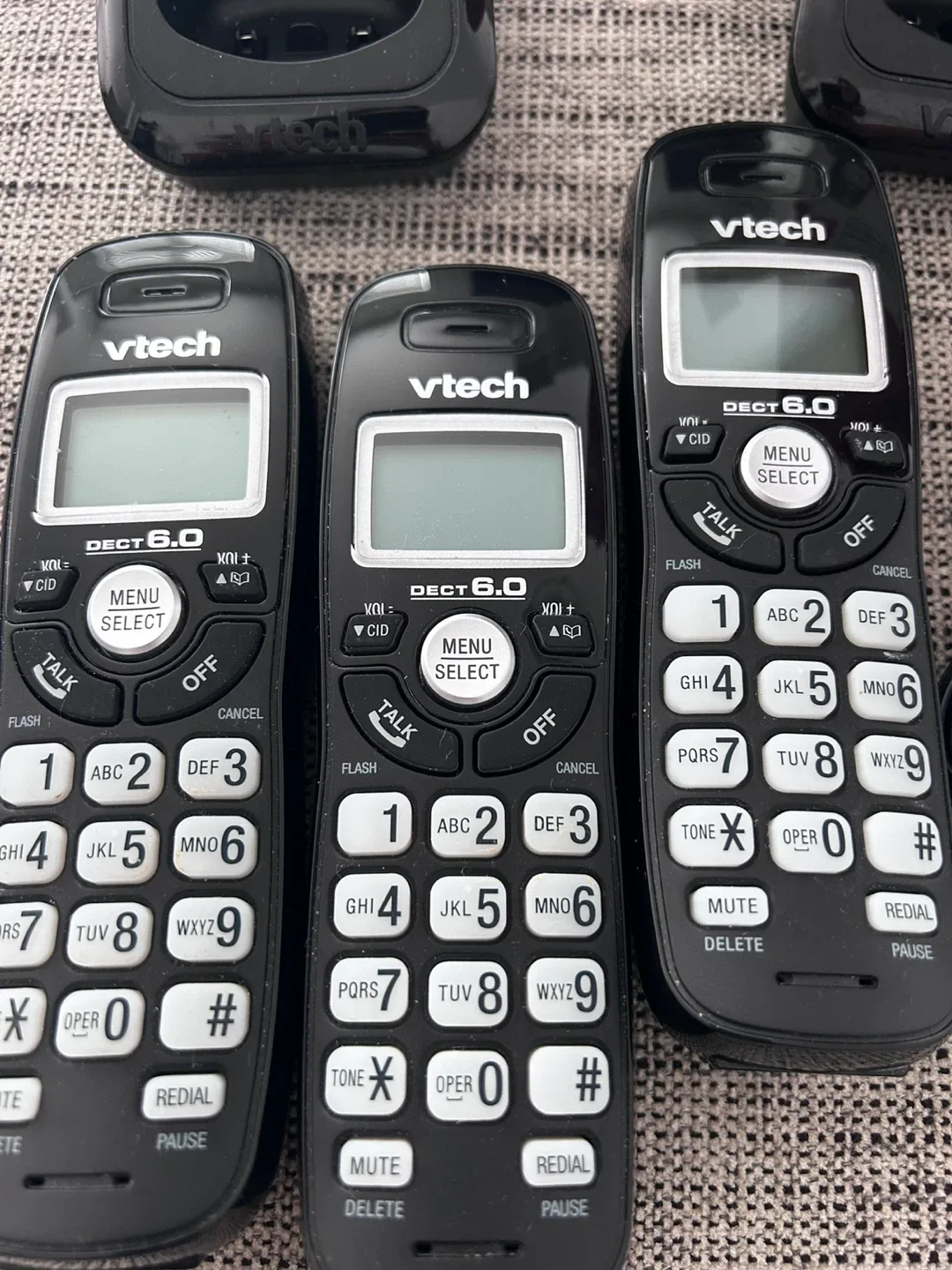 VTech 3 handset cordless phone set thumbnail