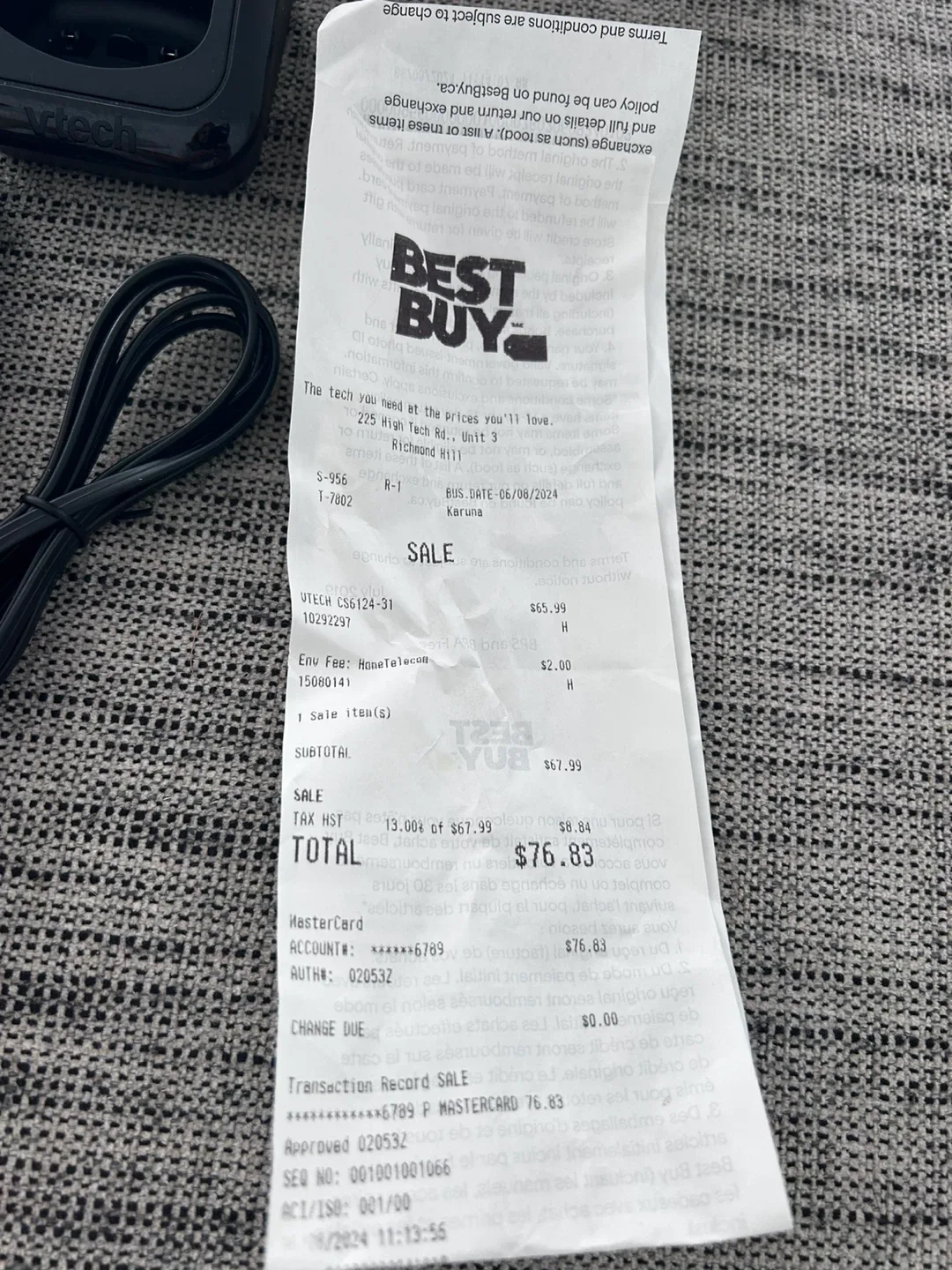 VTech 3 handset cordless phone set image indicator(3)