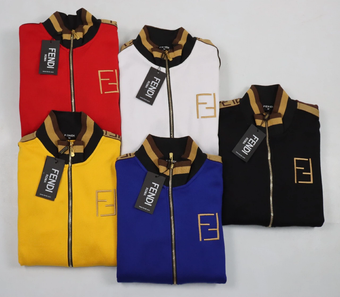 Fendi Roma Zip-Up Jacket