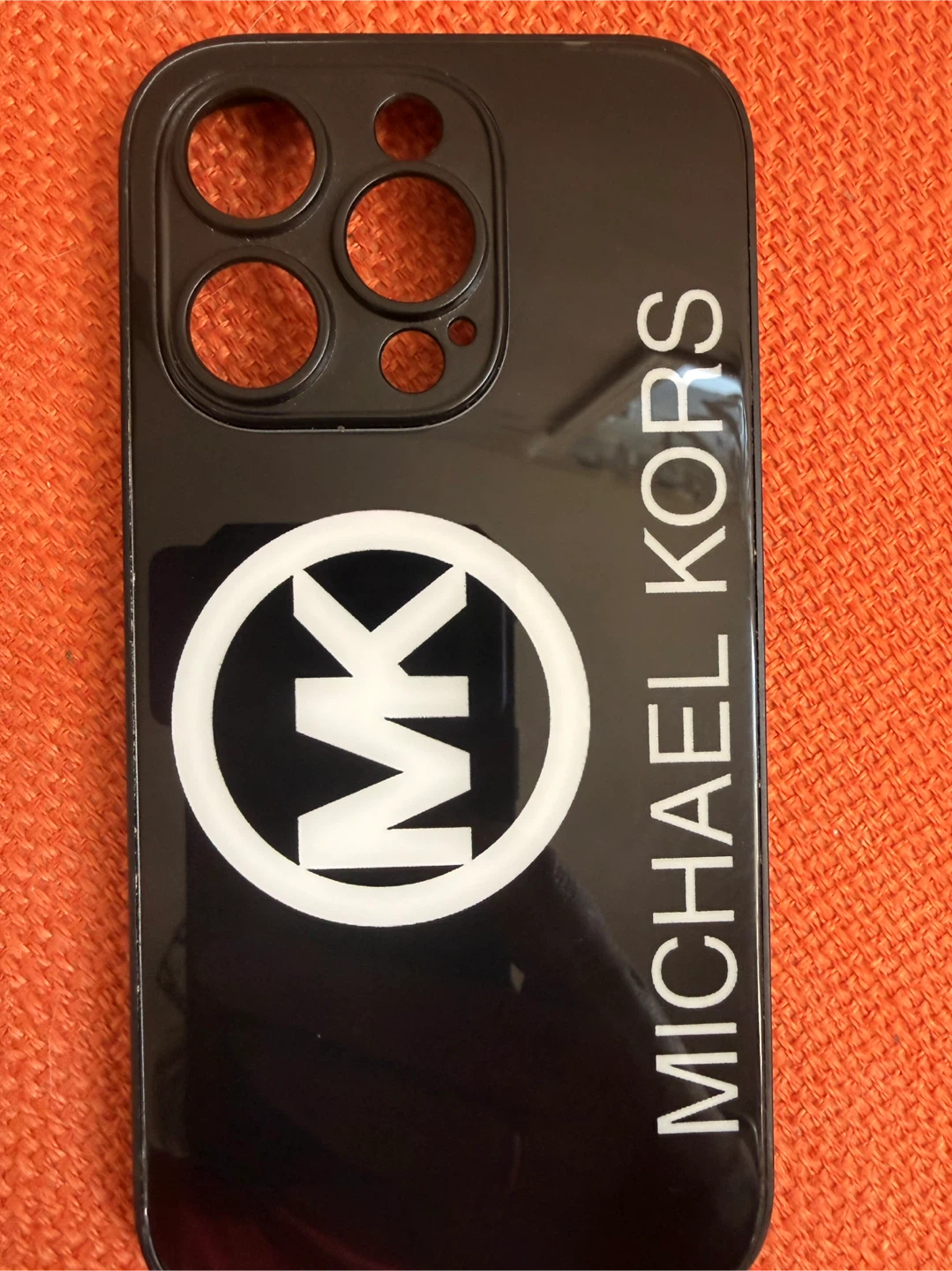 Michael Kors Black iPhone 14 Pro Case