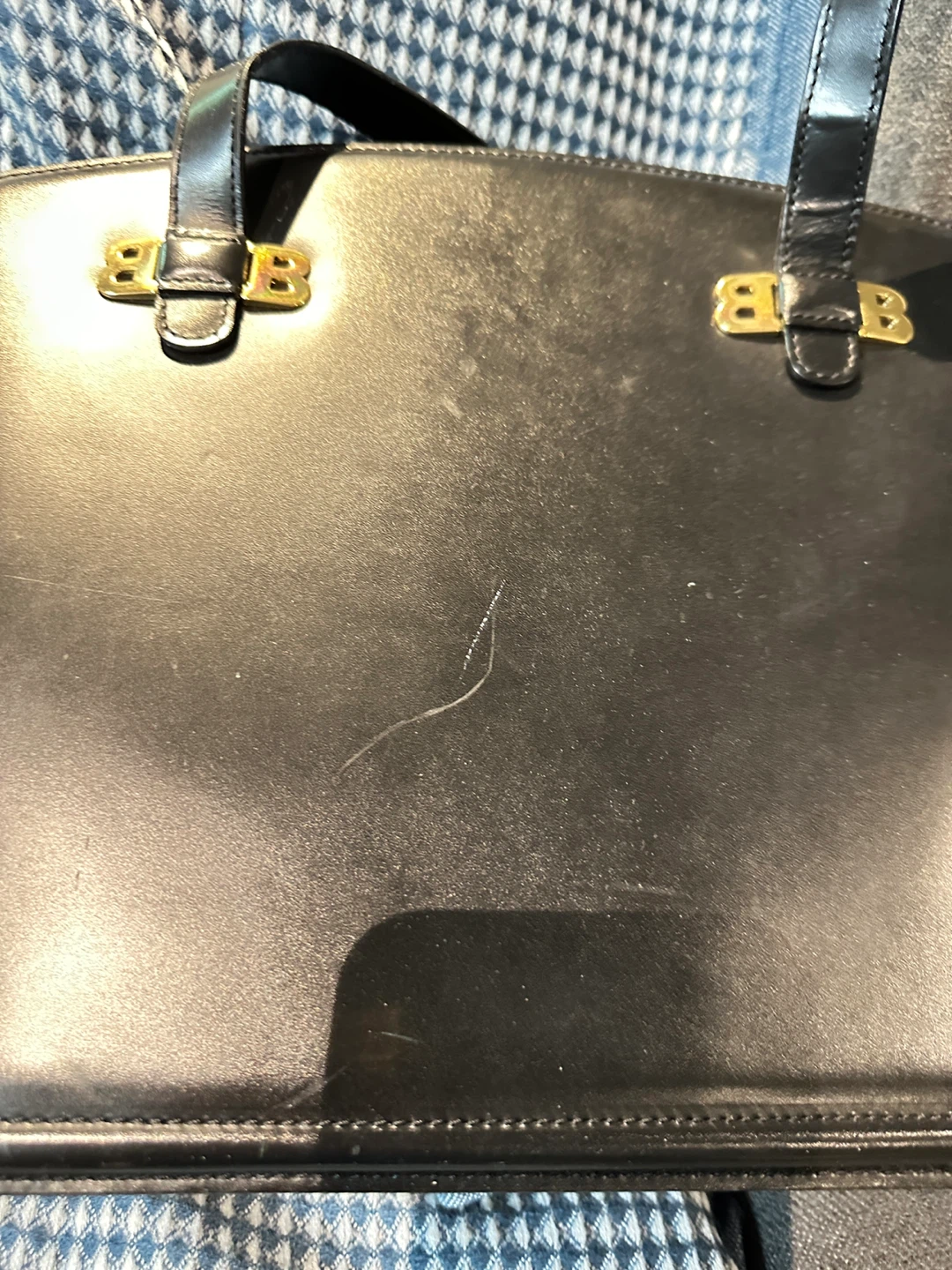 Vintage Bally Black Calfskin Handbag - photo 2