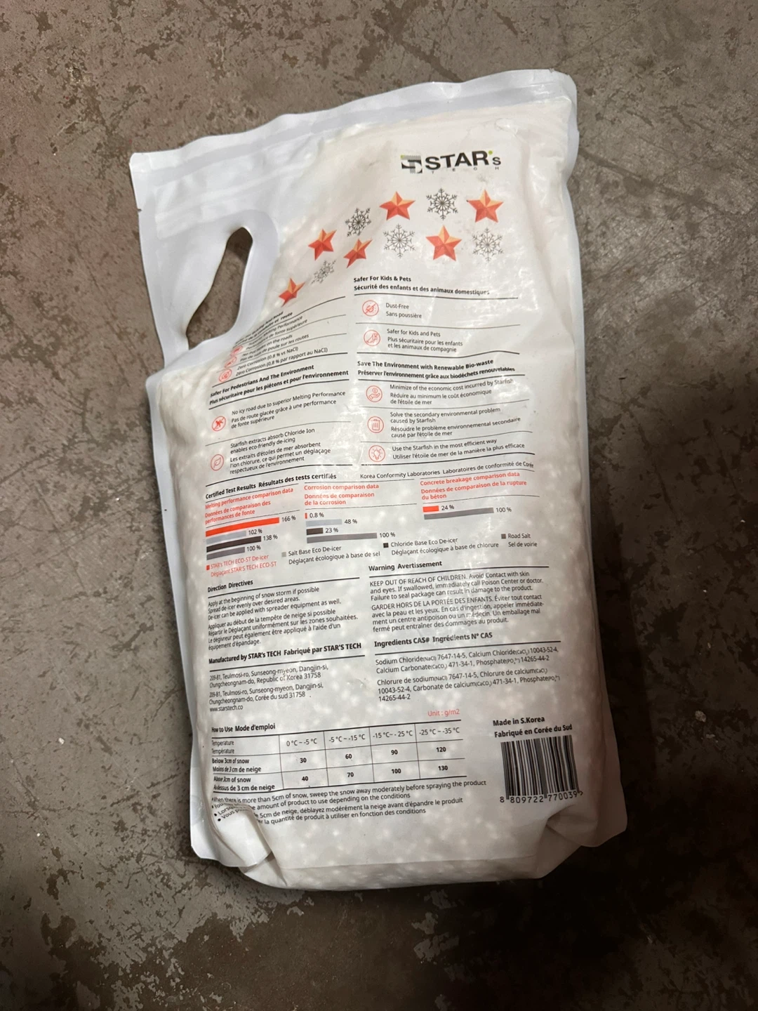 Star'sTech ECO-ST Starfish Extract Ice Melter - 11 lb - photo 3